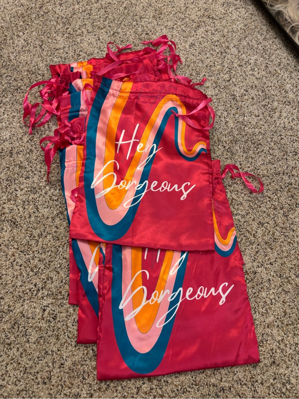 10 CSC Hey Gorgeous Silk storage bags - Hair Wig